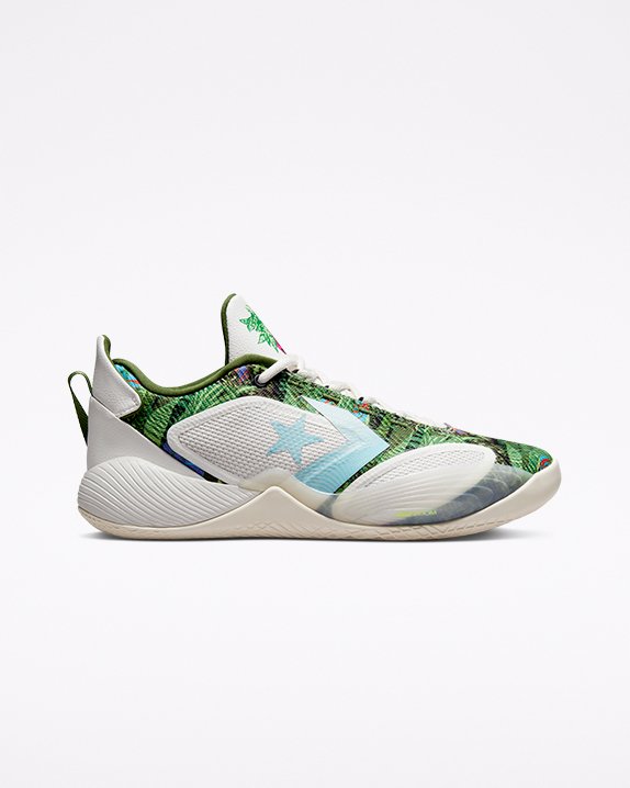 Converse All Star BB Shift Botanical Concrete Low Top Blancas | A59495G