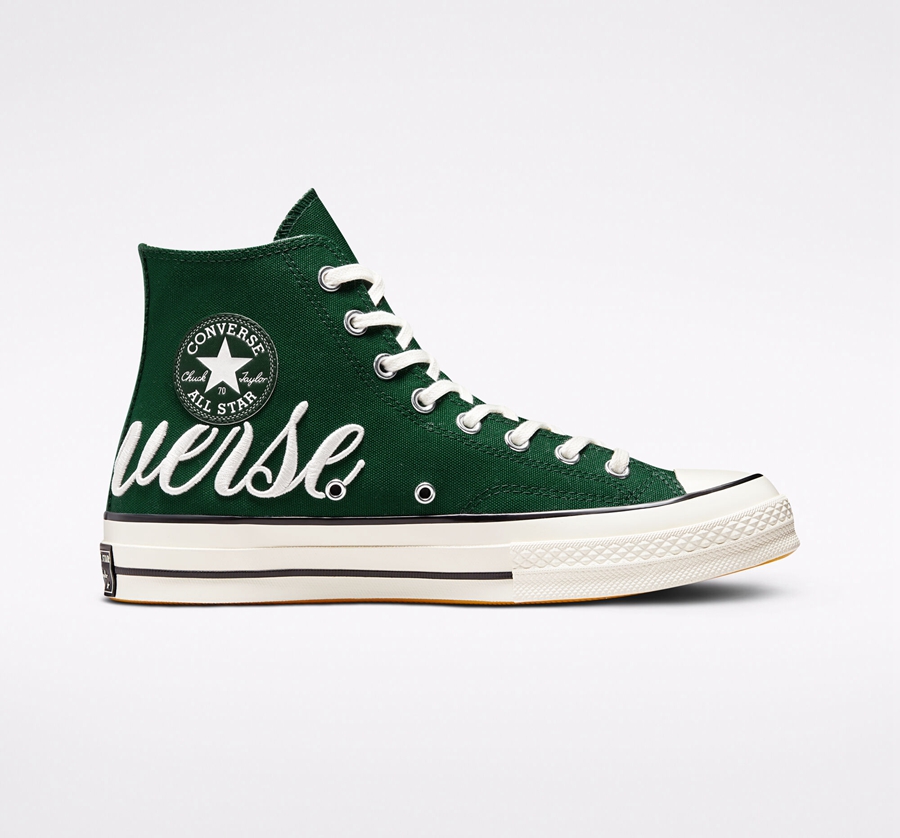 Converse Chuck 70 Embroidered Logo Verde | A94363D