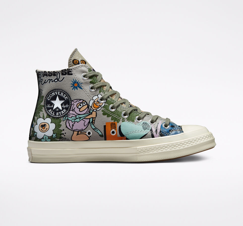 Converse Chuck 70 Floral Verde | A05536H