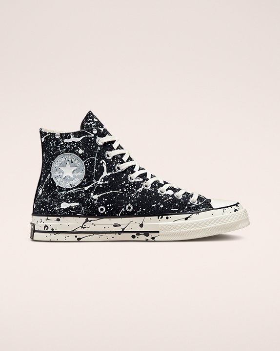 Converse Chuck 70 Paint Splatter High Top Negras | A46018Y