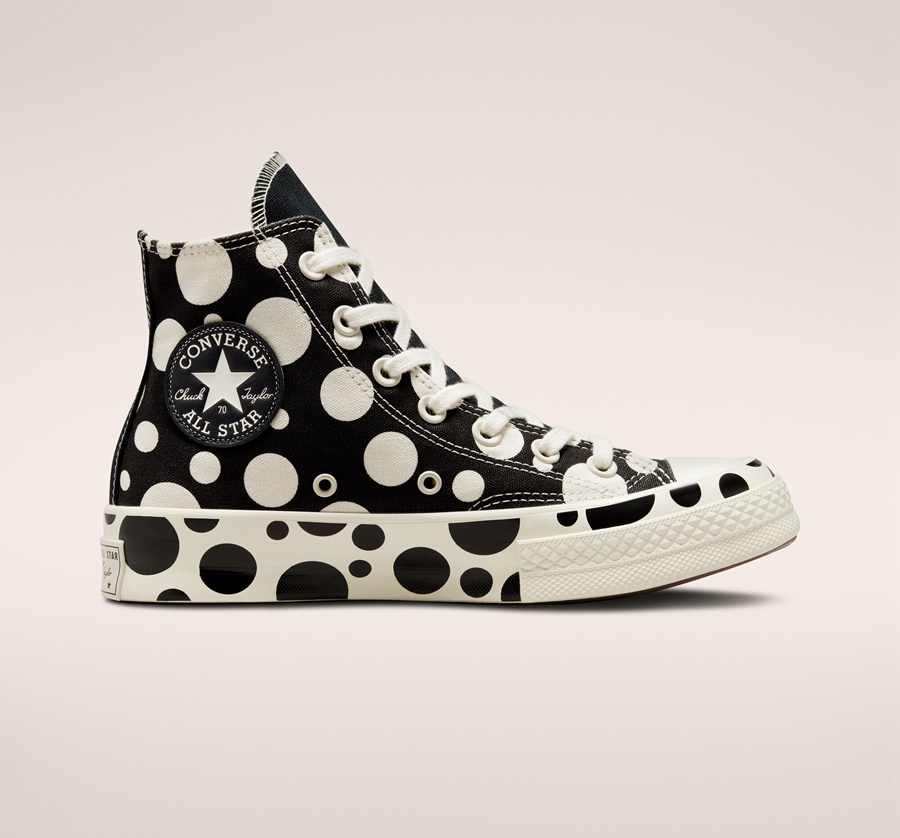 Converse Chuck 70 Polka Dots Negras | A72610C