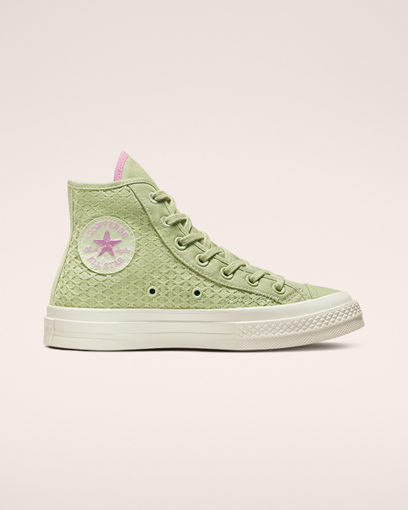 Converse Chuck 70 Summer Jaquard High Top Verde Claro | A74226L