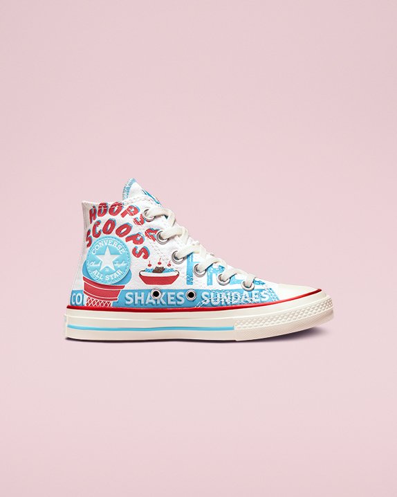 Converse Chuck 70 Sweet Scoops High Top Blancas | A52920L