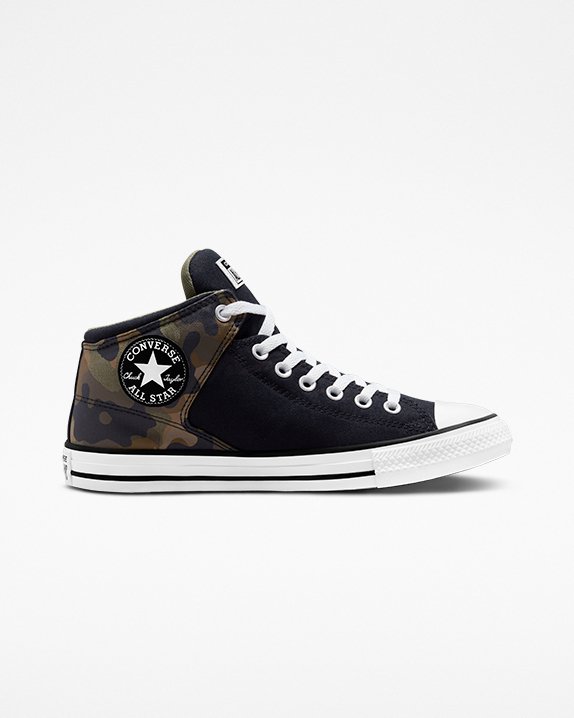 Converse Chuck Taylor All Star High Calle Mid Negras | A94094F