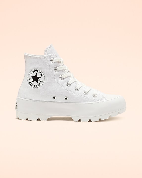 Converse Chuck Taylor All Star Lugged High Top Blancas | A58008S