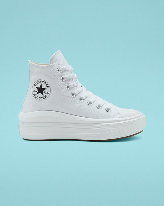 Converse Chuck Taylor All Star Move High Top Blancas | A15684D