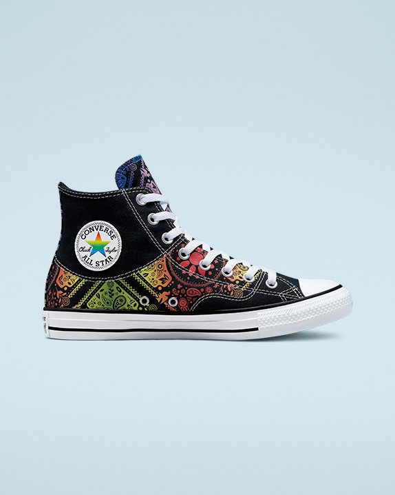 Converse Chuck Taylor All Star Pride High Top Negras | A00192M