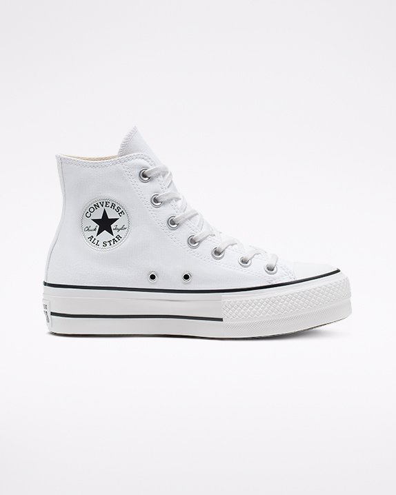 Converse Chuck Taylor All Star lift Lona High Top Blancas | A80389B