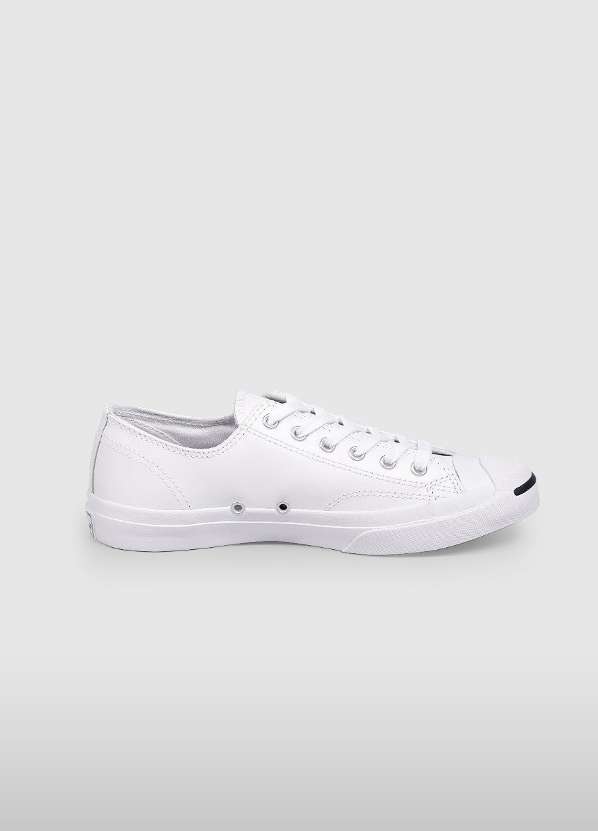 Converse Jack Purcell Cuero Low Top Blancas | A48508N