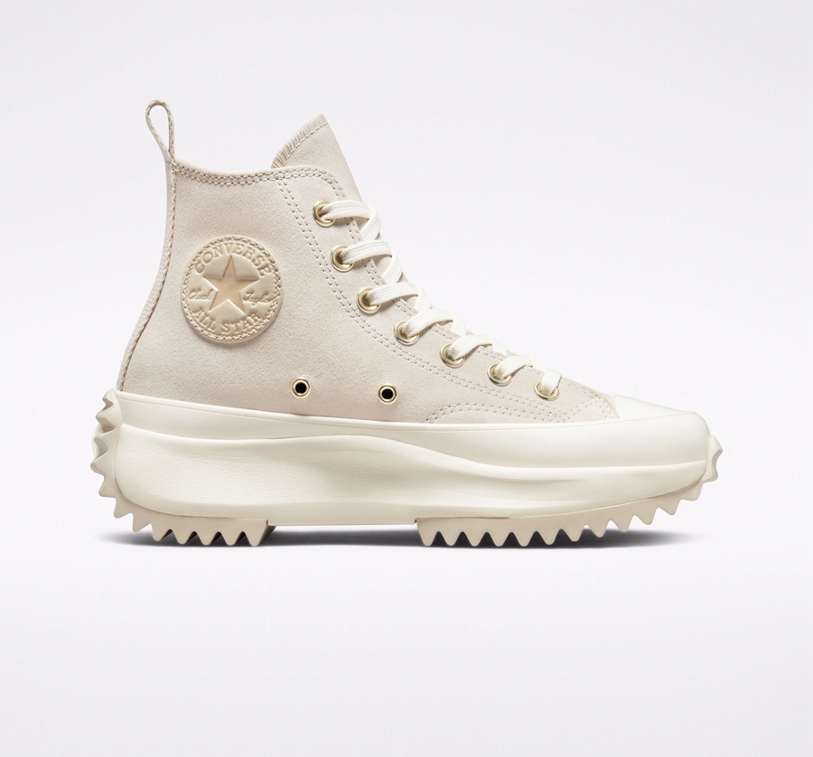 Converse Run Star Hike Plataforma Earthy Neutrals Blancas | A48664O