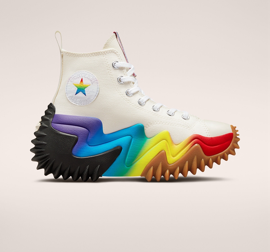 Converse Run Star Motion Plataforma Pride Blancas | A29509G