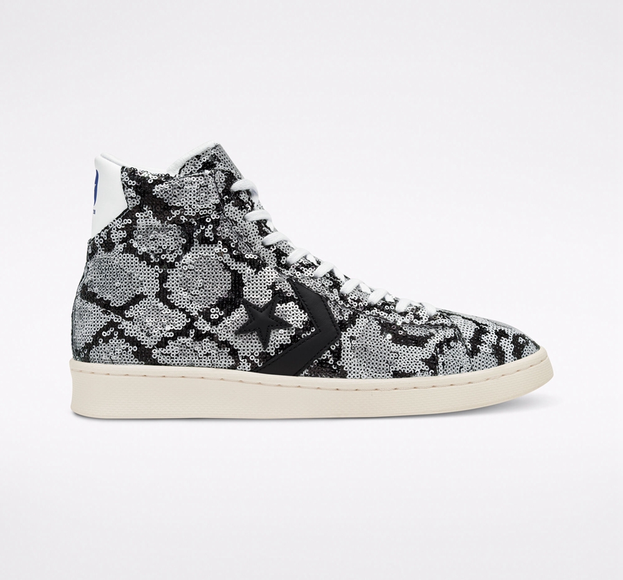 Converse Snakequins Pro Cuero Negras | A93316O