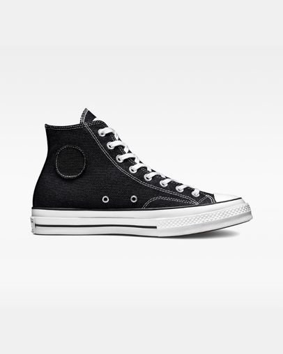 Converse x Stussy Chuck 70 High Top Negras | A10363T